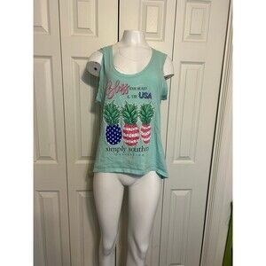 Simply Southern Bless Your Heart Tank Top Size L